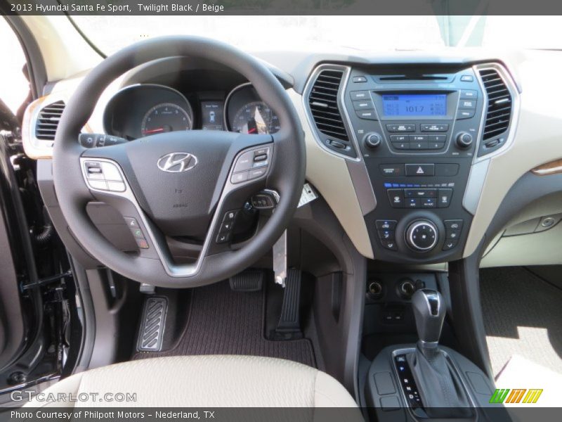 Twilight Black / Beige 2013 Hyundai Santa Fe Sport
