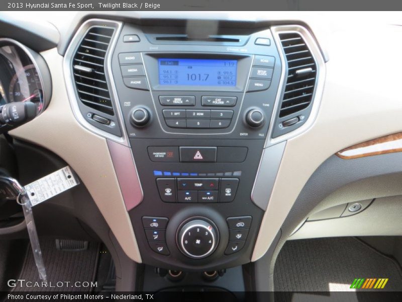 Twilight Black / Beige 2013 Hyundai Santa Fe Sport