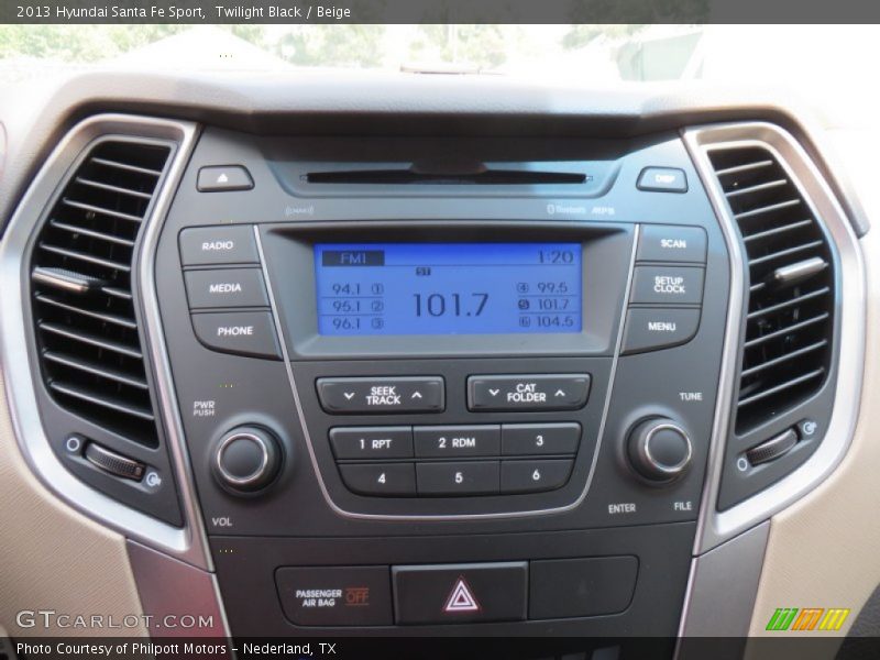 Twilight Black / Beige 2013 Hyundai Santa Fe Sport