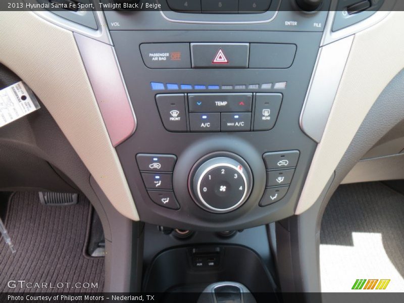 Twilight Black / Beige 2013 Hyundai Santa Fe Sport