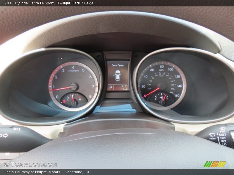 Twilight Black / Beige 2013 Hyundai Santa Fe Sport