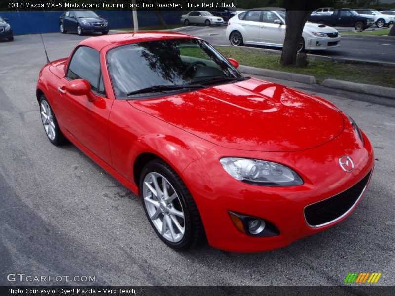Front 3/4 View of 2012 MX-5 Miata Grand Touring Hard Top Roadster
