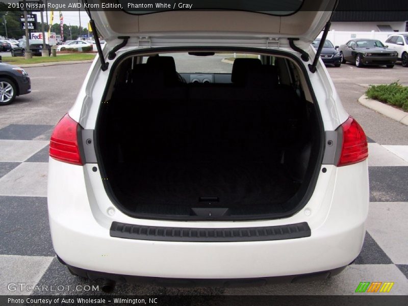 Phantom White / Gray 2010 Nissan Rogue AWD Krom Edition