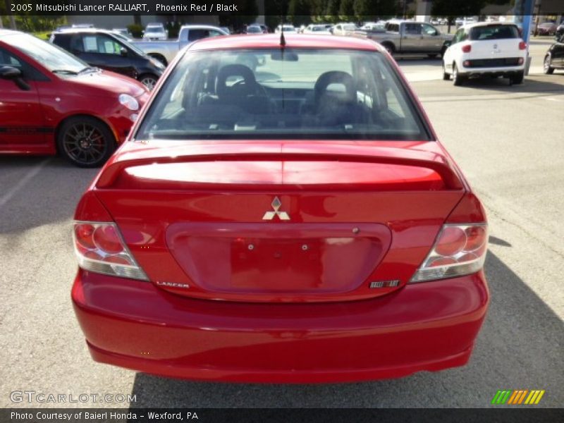 Phoenix Red / Black 2005 Mitsubishi Lancer RALLIART