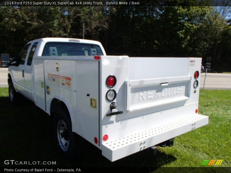 Oxford White / Steel 2014 Ford F350 Super Duty XL SuperCab 4x4 Utility Truck