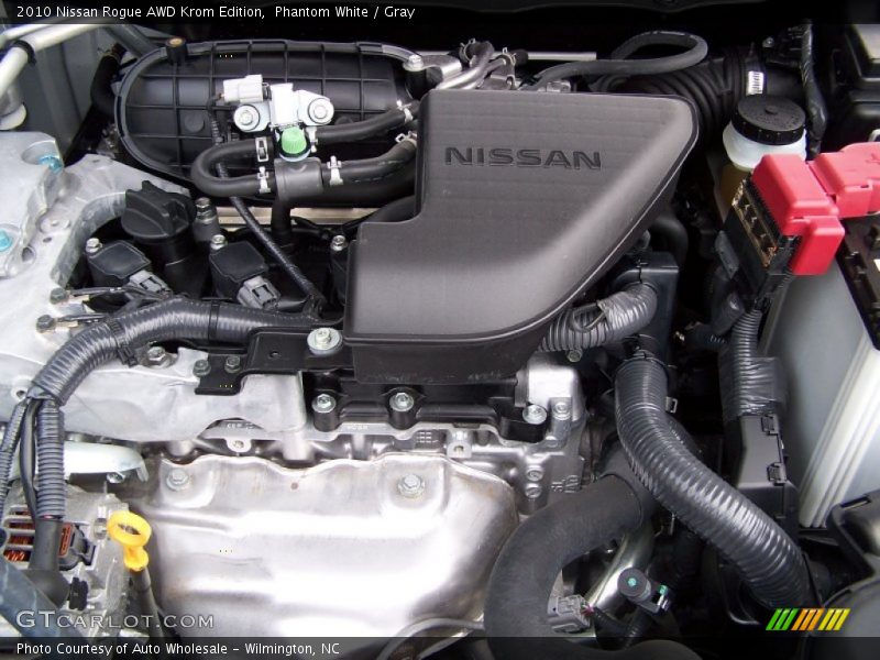 Phantom White / Gray 2010 Nissan Rogue AWD Krom Edition