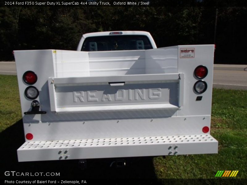 Oxford White / Steel 2014 Ford F350 Super Duty XL SuperCab 4x4 Utility Truck