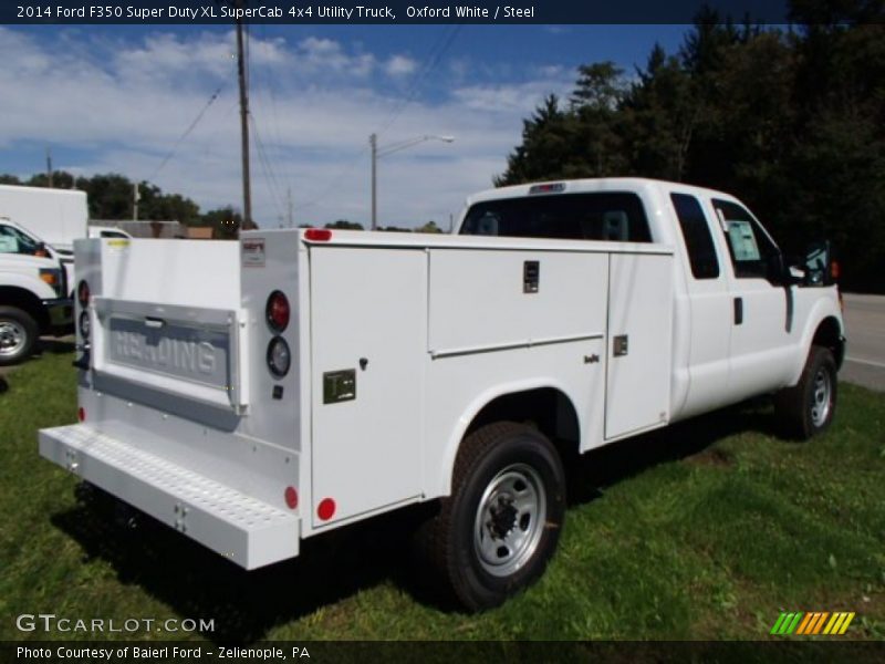 Oxford White / Steel 2014 Ford F350 Super Duty XL SuperCab 4x4 Utility Truck