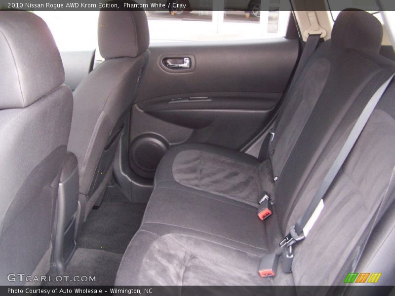 Phantom White / Gray 2010 Nissan Rogue AWD Krom Edition