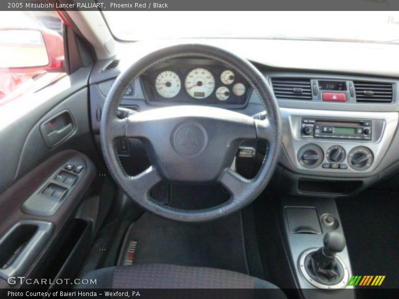 Phoenix Red / Black 2005 Mitsubishi Lancer RALLIART