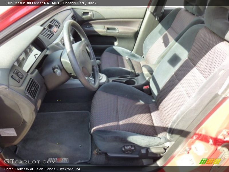 2005 Lancer RALLIART Black Interior