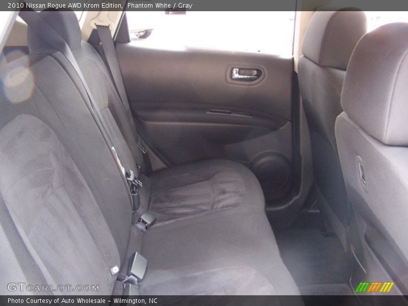 Phantom White / Gray 2010 Nissan Rogue AWD Krom Edition