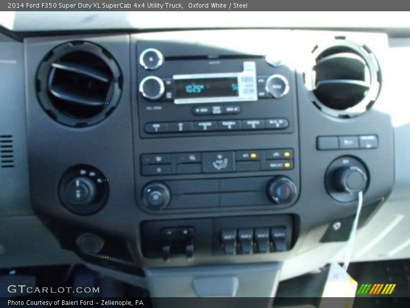 Oxford White / Steel 2014 Ford F350 Super Duty XL SuperCab 4x4 Utility Truck