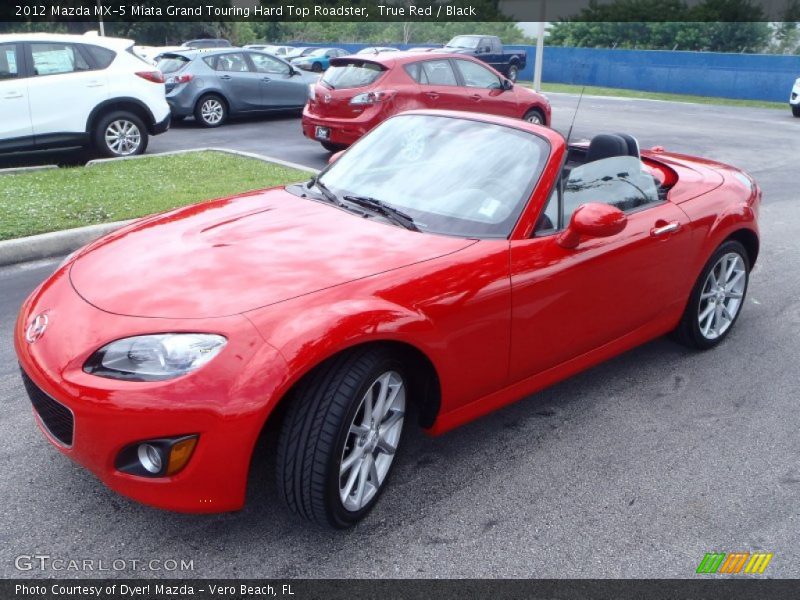 Front 3/4 View of 2012 MX-5 Miata Grand Touring Hard Top Roadster