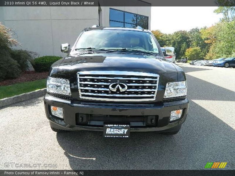 Liquid Onyx Black / Wheat 2010 Infiniti QX 56 4WD