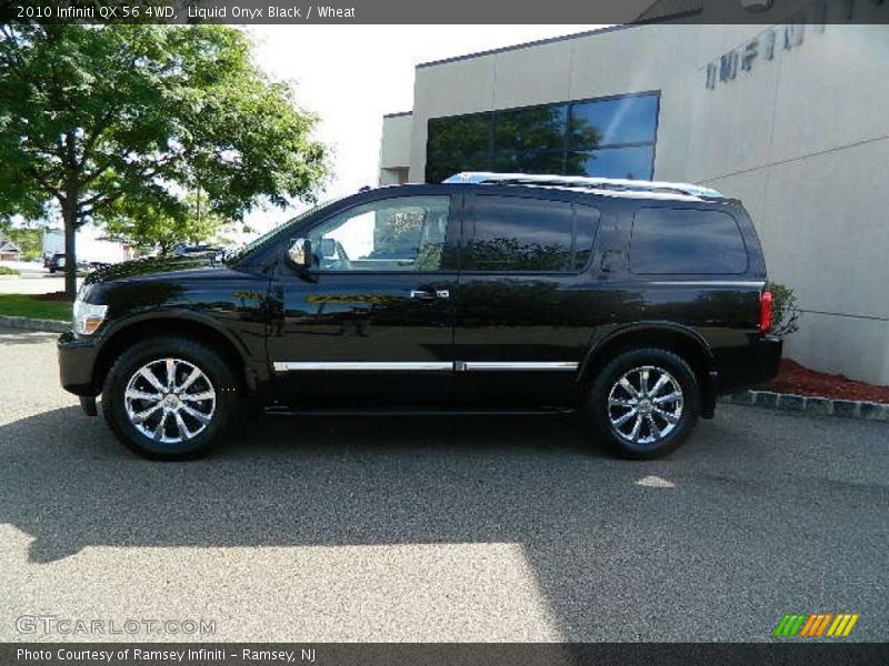 Liquid Onyx Black / Wheat 2010 Infiniti QX 56 4WD