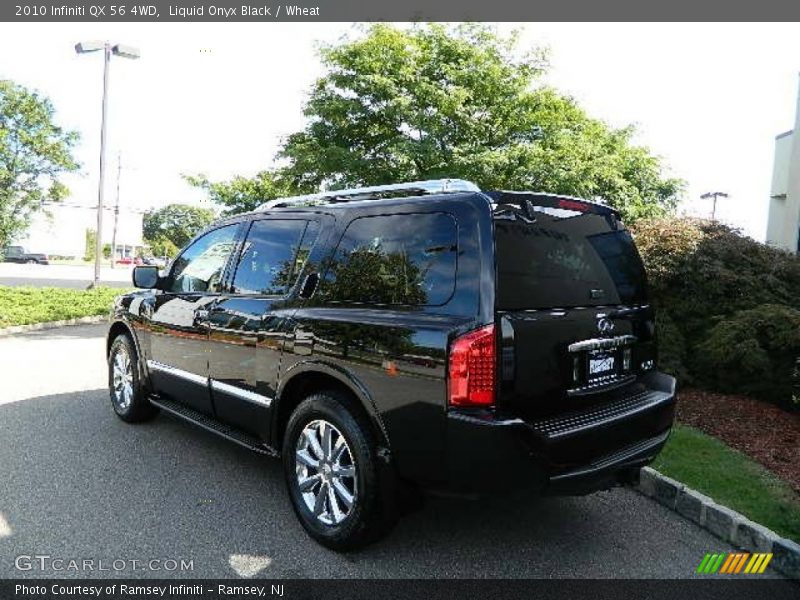 Liquid Onyx Black / Wheat 2010 Infiniti QX 56 4WD