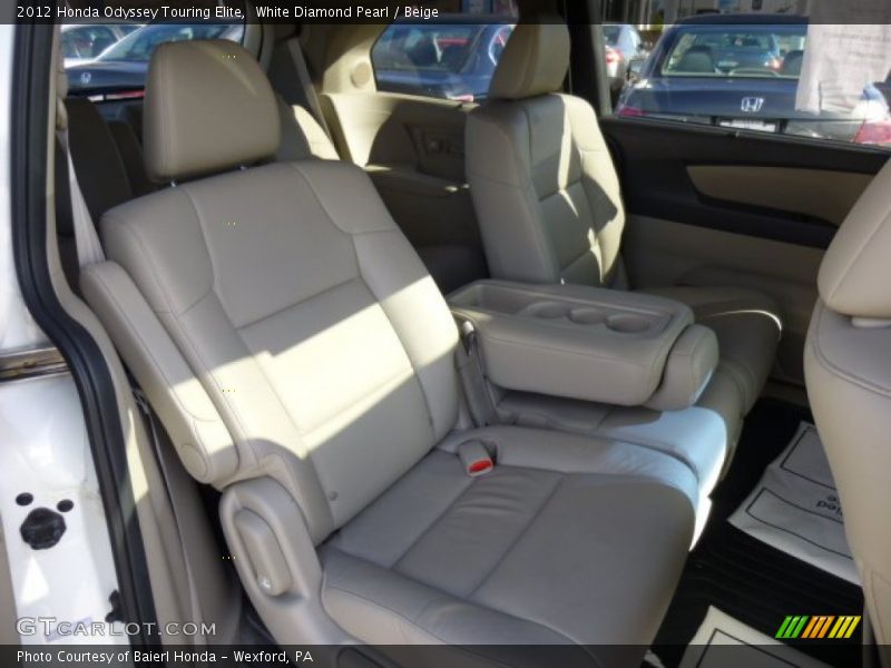 Rear Seat of 2012 Odyssey Touring Elite