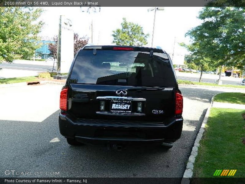 Liquid Onyx Black / Wheat 2010 Infiniti QX 56 4WD