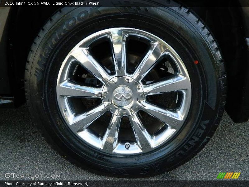 Liquid Onyx Black / Wheat 2010 Infiniti QX 56 4WD