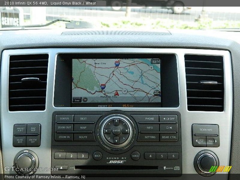 Liquid Onyx Black / Wheat 2010 Infiniti QX 56 4WD
