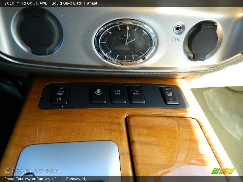 Liquid Onyx Black / Wheat 2010 Infiniti QX 56 4WD