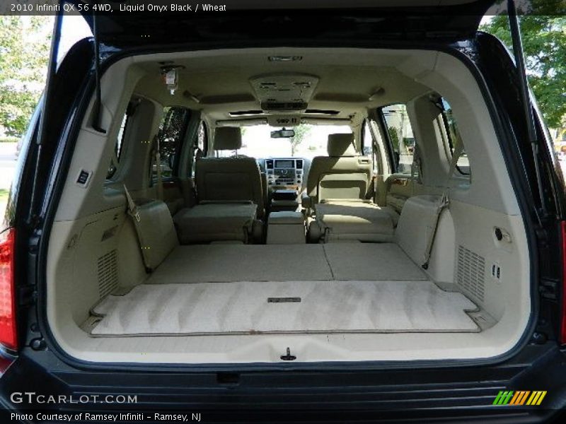 Liquid Onyx Black / Wheat 2010 Infiniti QX 56 4WD