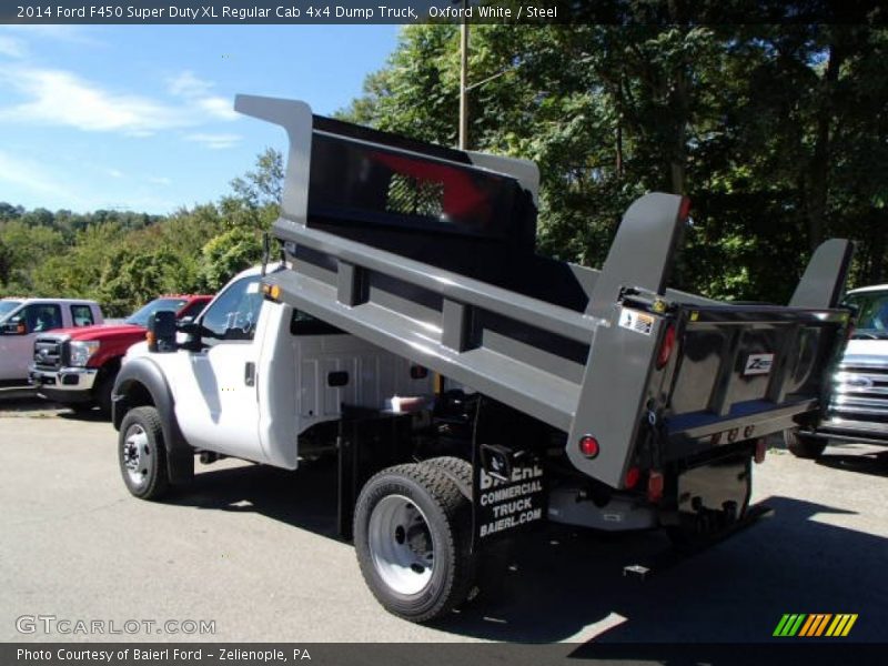 Oxford White / Steel 2014 Ford F450 Super Duty XL Regular Cab 4x4 Dump Truck