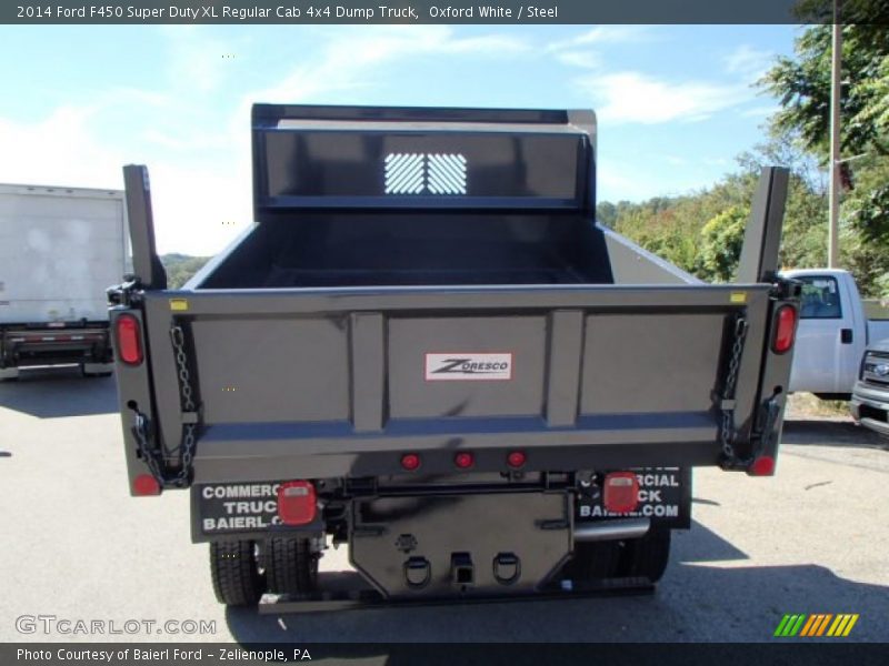 Oxford White / Steel 2014 Ford F450 Super Duty XL Regular Cab 4x4 Dump Truck