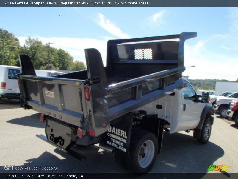 Oxford White / Steel 2014 Ford F450 Super Duty XL Regular Cab 4x4 Dump Truck