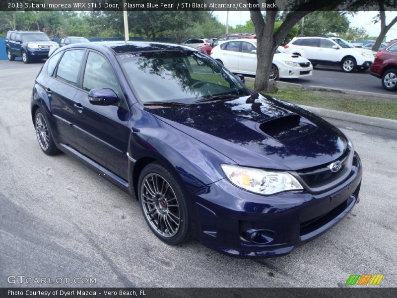 Front 3/4 View of 2013 Impreza WRX STi 5 Door