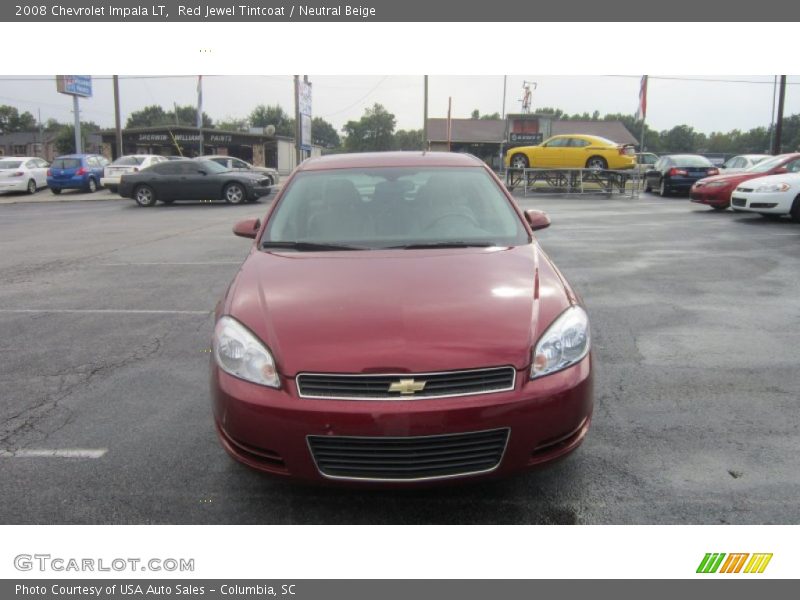 Red Jewel Tintcoat / Neutral Beige 2008 Chevrolet Impala LT