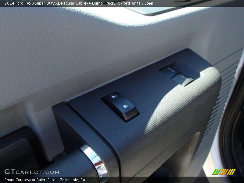 Oxford White / Steel 2014 Ford F450 Super Duty XL Regular Cab 4x4 Dump Truck