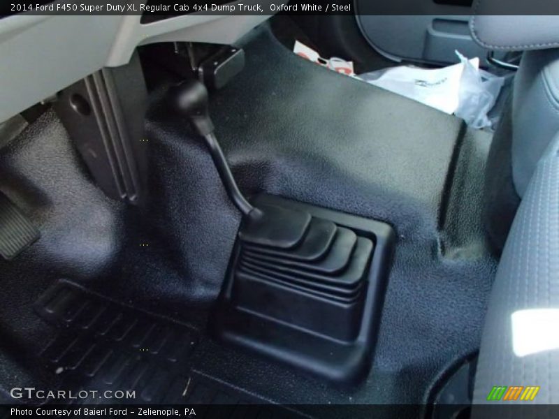 Oxford White / Steel 2014 Ford F450 Super Duty XL Regular Cab 4x4 Dump Truck