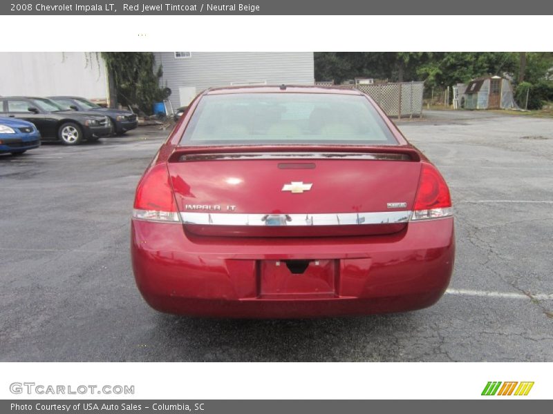 Red Jewel Tintcoat / Neutral Beige 2008 Chevrolet Impala LT