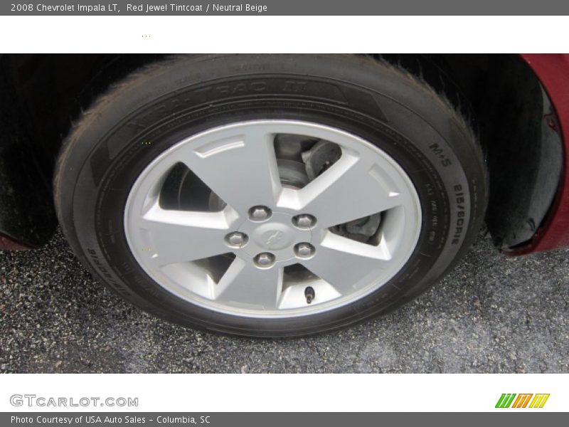 Red Jewel Tintcoat / Neutral Beige 2008 Chevrolet Impala LT