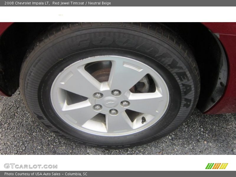 Red Jewel Tintcoat / Neutral Beige 2008 Chevrolet Impala LT