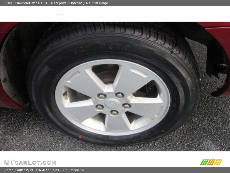 Red Jewel Tintcoat / Neutral Beige 2008 Chevrolet Impala LT