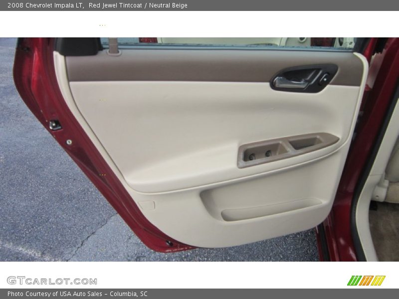 Red Jewel Tintcoat / Neutral Beige 2008 Chevrolet Impala LT