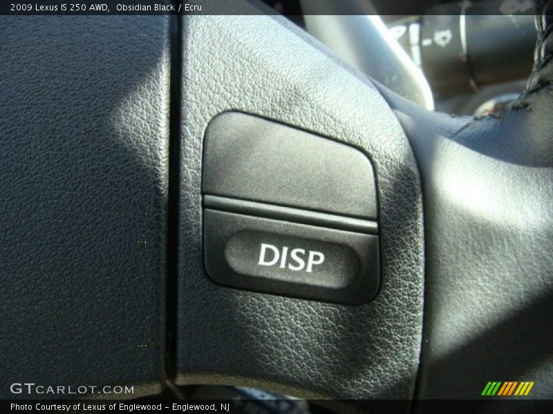 Obsidian Black / Ecru 2009 Lexus IS 250 AWD