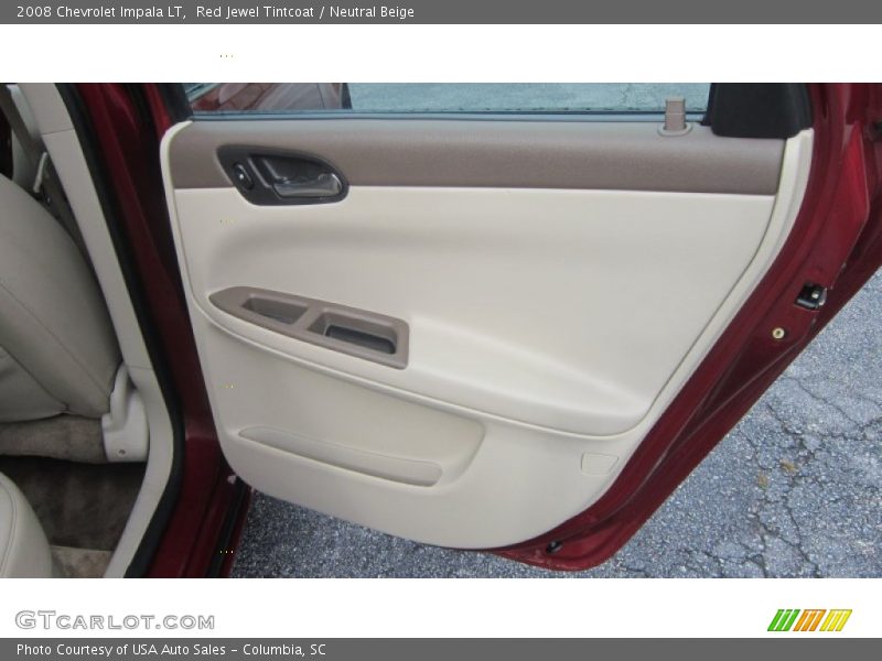 Red Jewel Tintcoat / Neutral Beige 2008 Chevrolet Impala LT