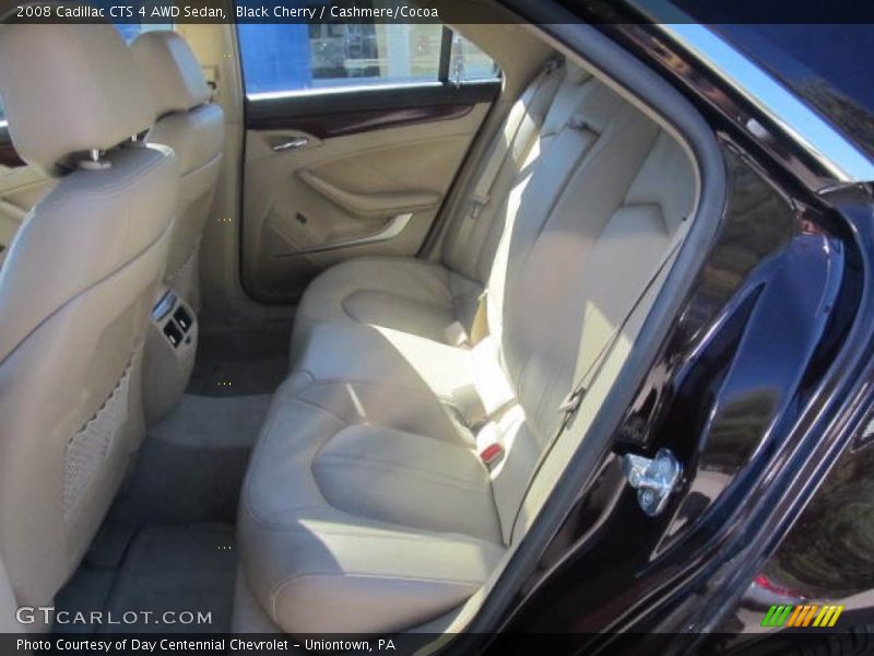 Black Cherry / Cashmere/Cocoa 2008 Cadillac CTS 4 AWD Sedan
