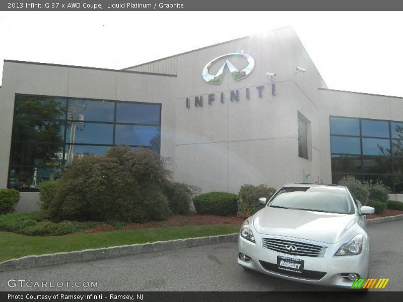 Liquid Platinum / Graphite 2013 Infiniti G 37 x AWD Coupe