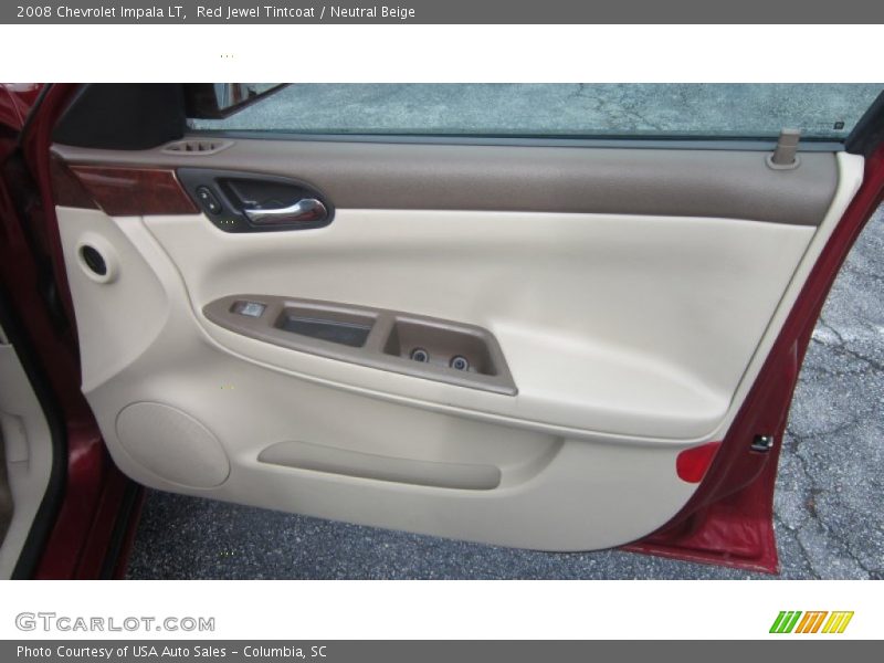 Red Jewel Tintcoat / Neutral Beige 2008 Chevrolet Impala LT