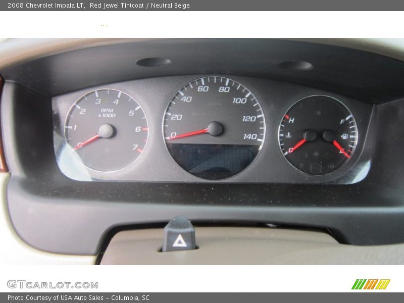 Red Jewel Tintcoat / Neutral Beige 2008 Chevrolet Impala LT