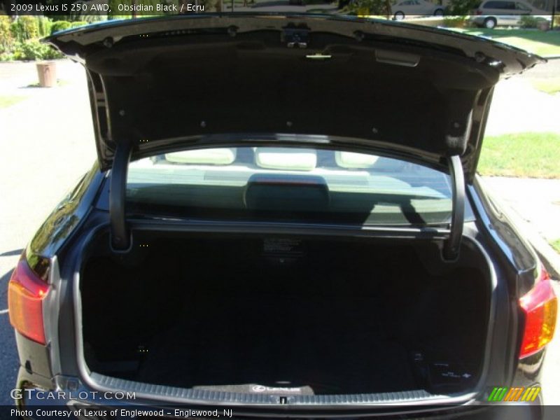 Obsidian Black / Ecru 2009 Lexus IS 250 AWD