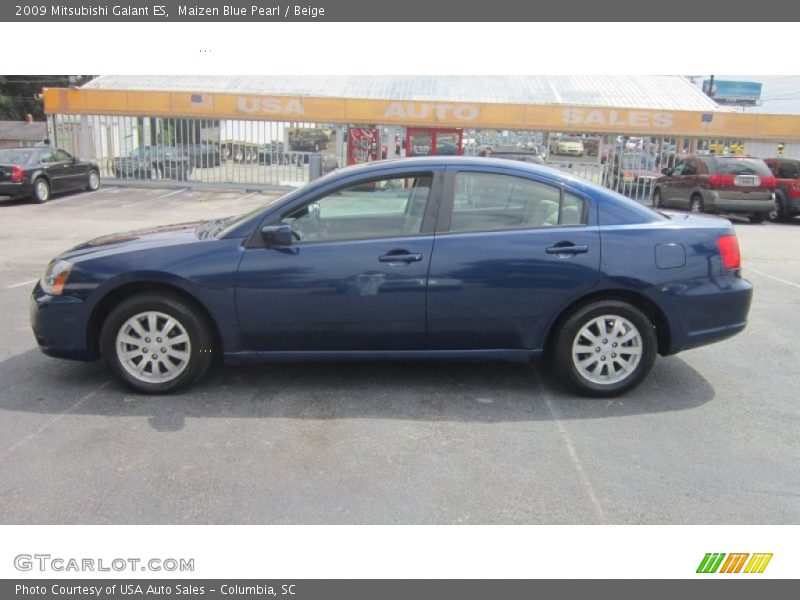 Maizen Blue Pearl / Beige 2009 Mitsubishi Galant ES