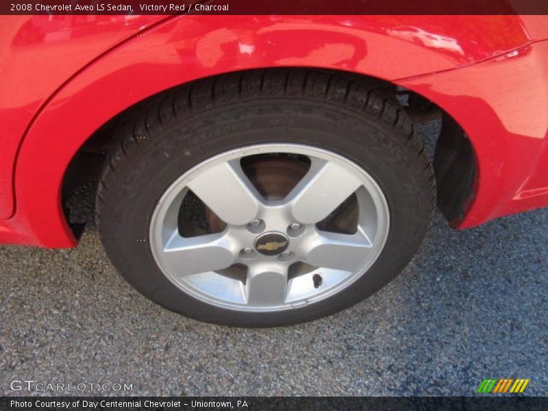 Victory Red / Charcoal 2008 Chevrolet Aveo LS Sedan