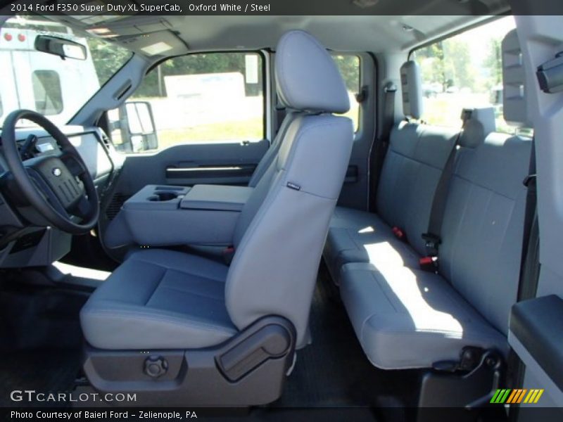  2014 F350 Super Duty XL SuperCab Steel Interior