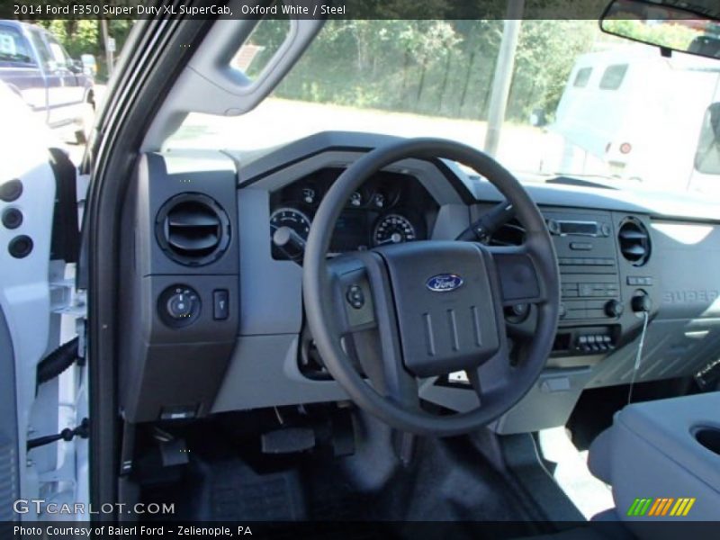 Oxford White / Steel 2014 Ford F350 Super Duty XL SuperCab